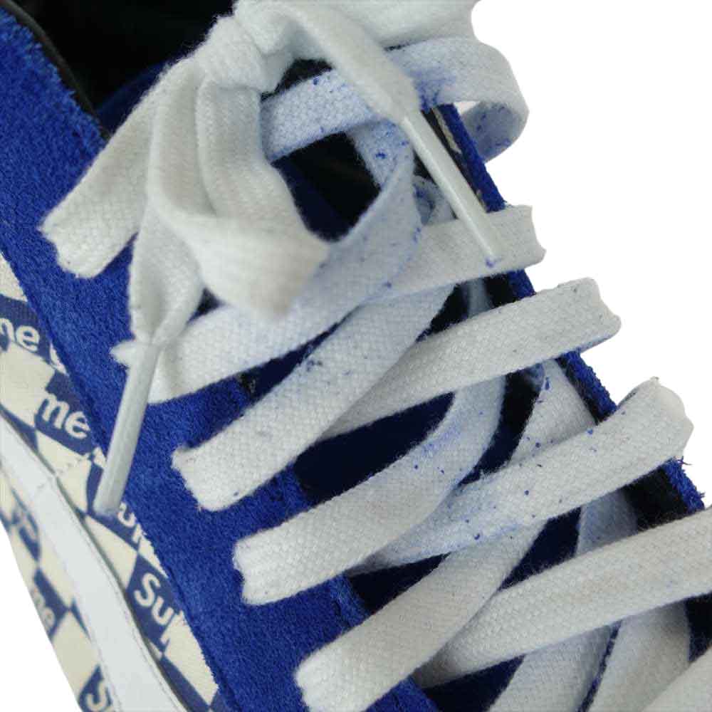 Supreme シュプリーム 16AW 721454 × バンズ VANS Sk8-Hi Reissue Pro リシュー プロ ハイカット スニーカー ブルー系 28.5cm【中古】