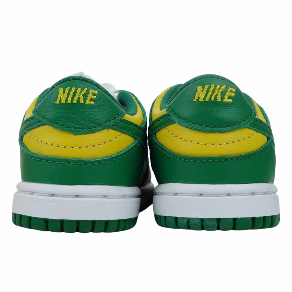 NIKE ナイキ CW7375-700 DUNK LOW SP BRAZIL TD ダンク キッズ シューズ ブラジル 9cm【中古】