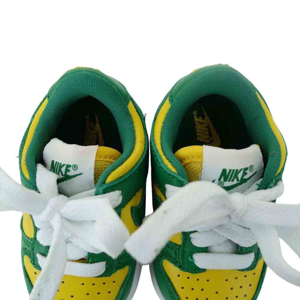 NIKE ナイキ CW7375-700 DUNK LOW SP BRAZIL TD ダンク キッズ シューズ ブラジル 9cm【中古】