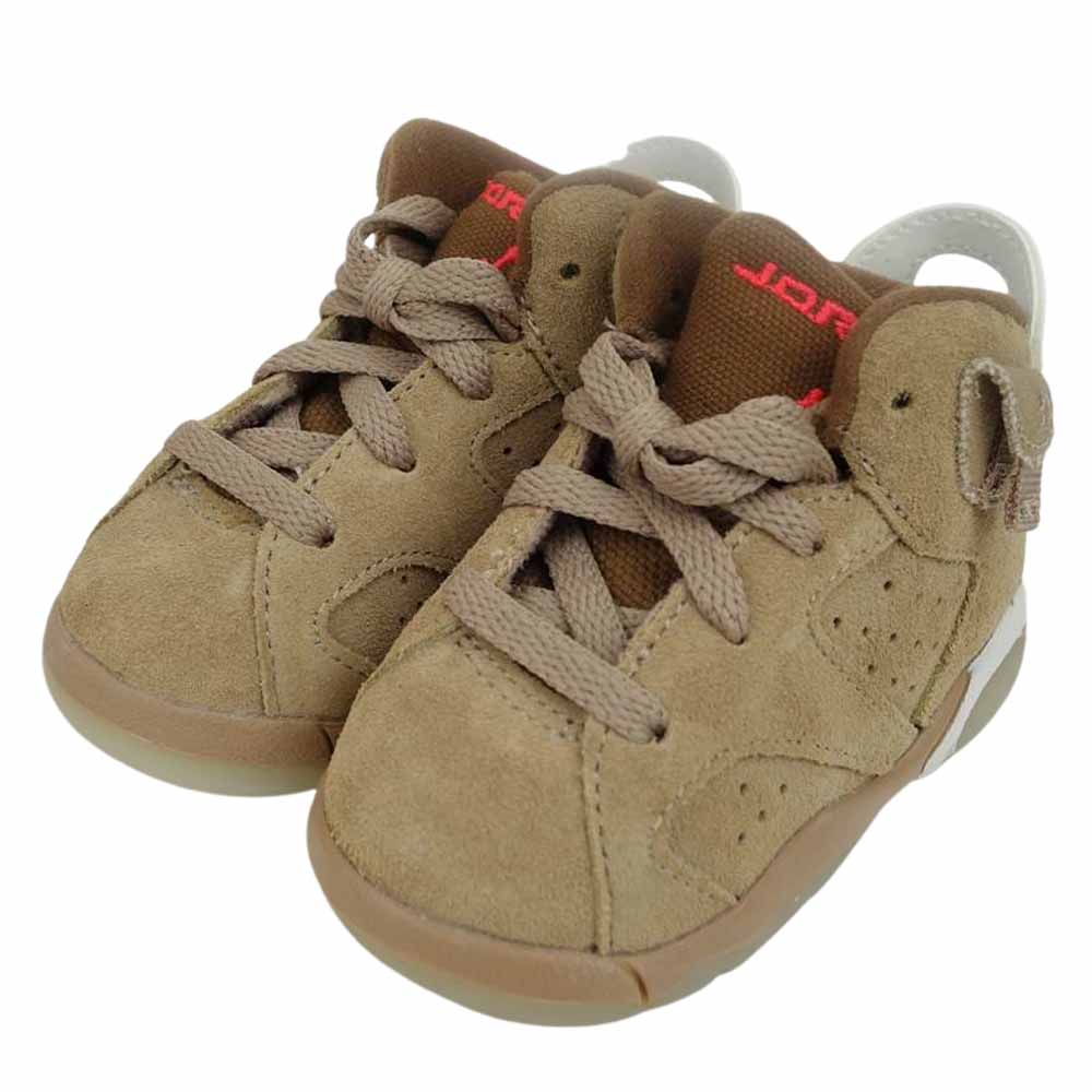 NIKE ナイキ DH0692-200 TD AIR JORDAN 6 TRAVIS SCOTT トラヴィス スコット エアジョーダン レトロ 10cm【中古】