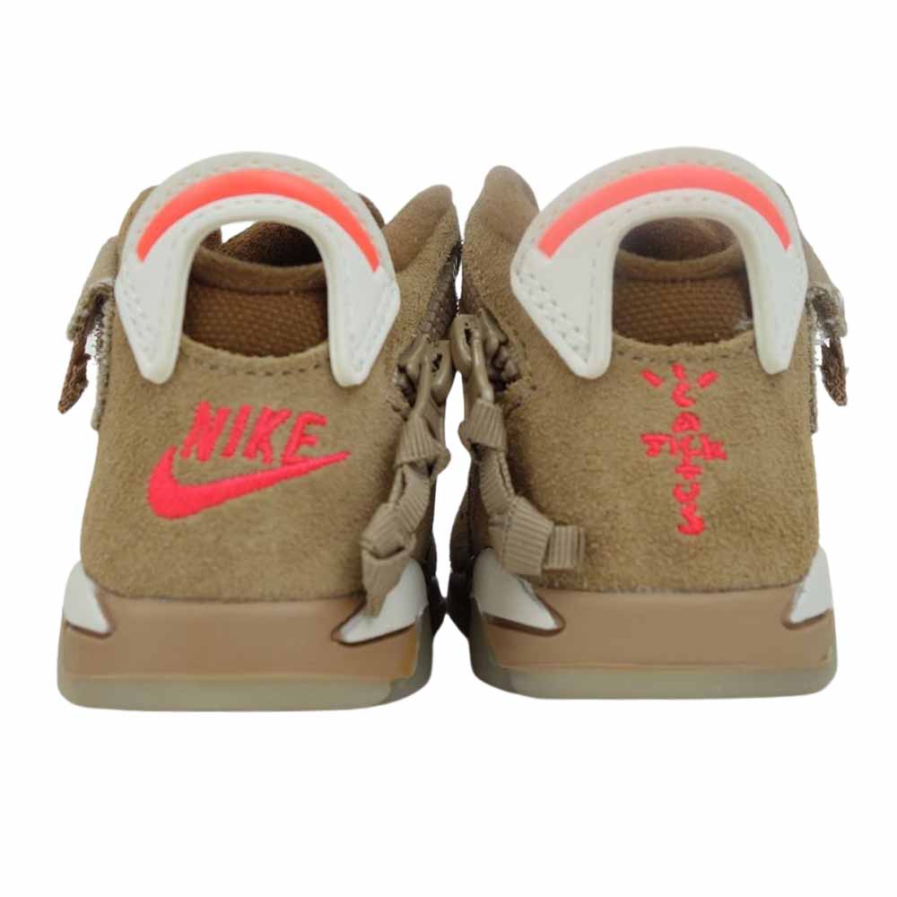 NIKE ナイキ DH0692-200 TD AIR JORDAN 6 TRAVIS SCOTT トラヴィス スコット エアジョーダン レトロ 10cm【中古】