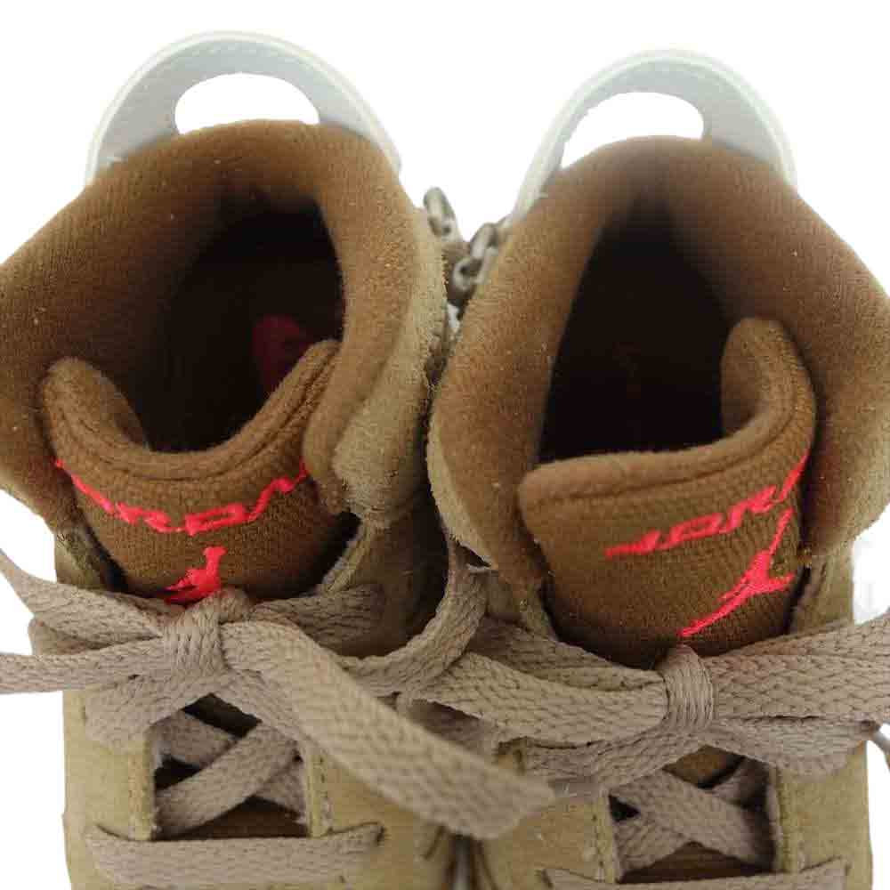 NIKE ナイキ DH0692-200 TD AIR JORDAN 6 TRAVIS SCOTT トラヴィス スコット エアジョーダン レトロ 10cm【中古】
