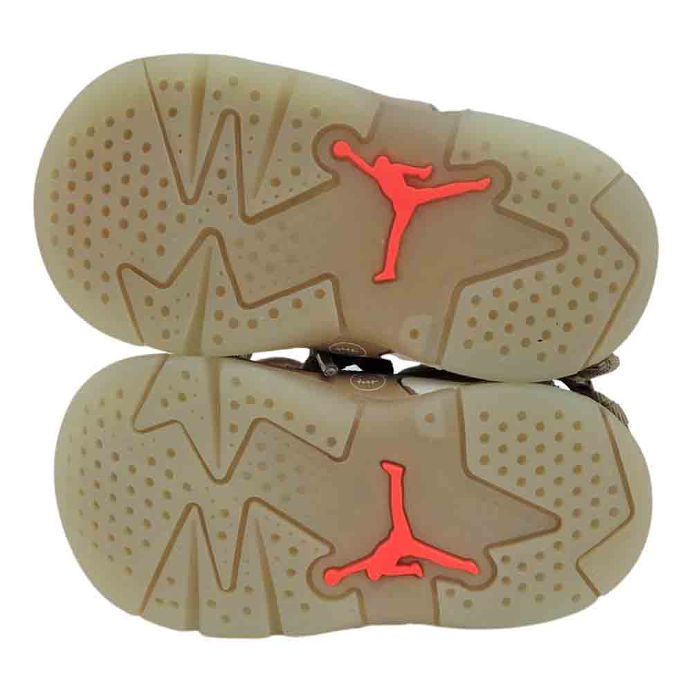 NIKE ナイキ DH0692-200 TD AIR JORDAN 6 TRAVIS SCOTT トラヴィス スコット エアジョーダン レトロ 10cm【中古】