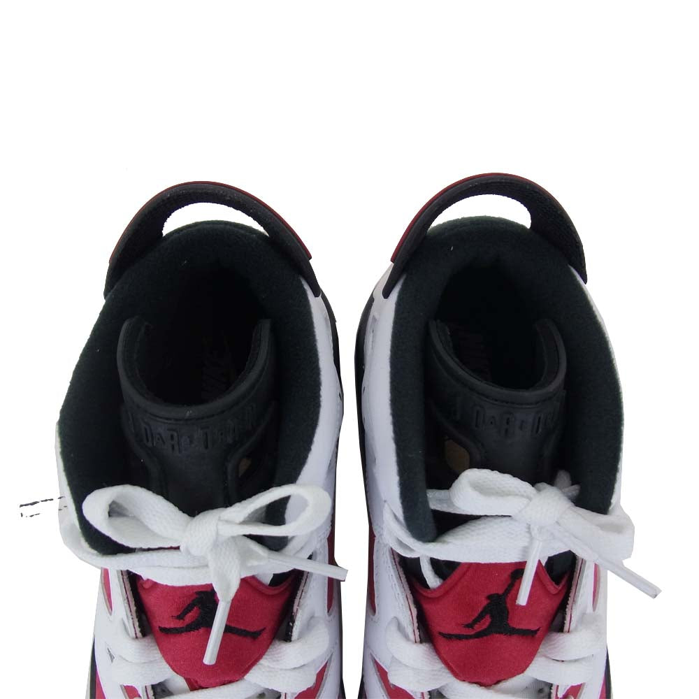 NIKE ナイキ 384665-106 AIR JORDAN 6 RETRO CARMINE エアジョーダン レトロ カーマイン マルチカラー系 24cm【中古】