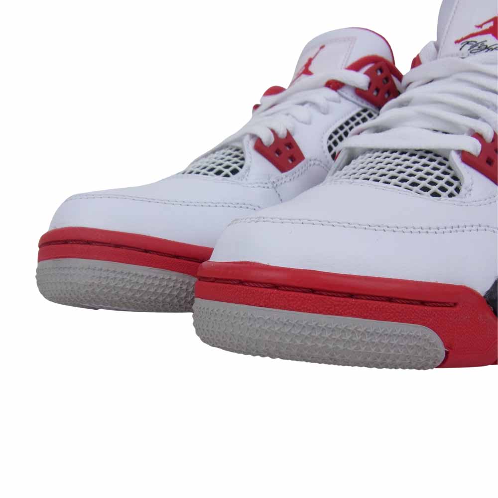 NIKE ナイキ 408452-160 AIR JORDAN 4 RETRO Fire Red エアジョーダン レトロ ファイアレッド マルチカラー系 25cm【中古】