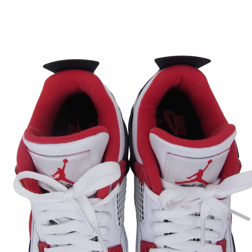 NIKE ナイキ 408452-160 AIR JORDAN 4 RETRO Fire Red エアジョーダン レトロ ファイアレッド マルチカラー系 25cm【中古】