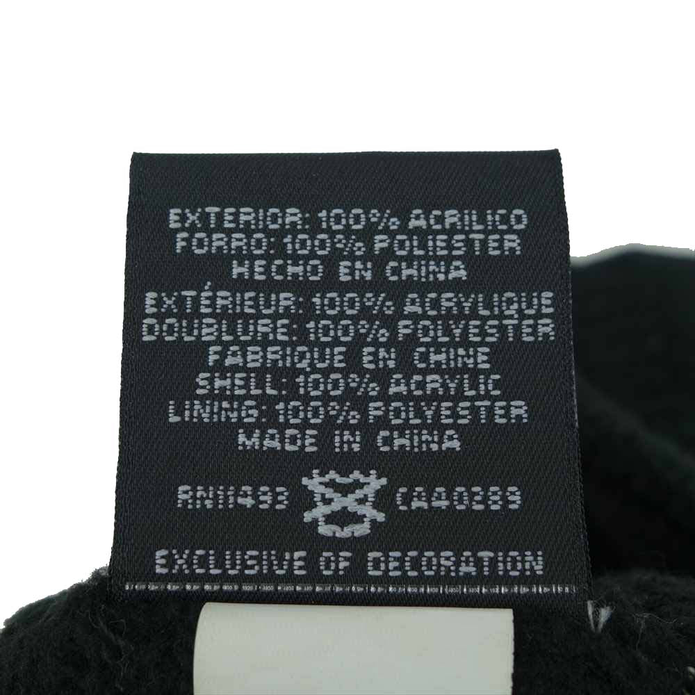 Supreme シュプリーム 18AW × ニューエラ NEW ERA Sequin Arc Logo Headband アーチロゴ ヘッドバンド ブラック系【中古】