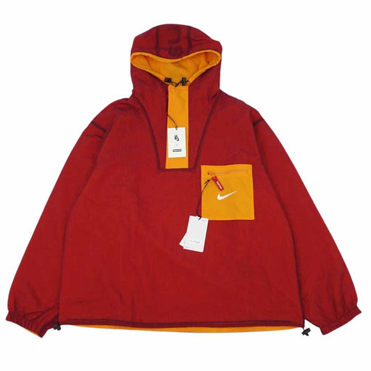 Supreme シュプリーム 20AW CW9695-677 × ナイキ NIKE Jewel Reversible Ripstop Anorak ジュエル リバーシブル リップストップ アノラック パーカー オレンジ系 L【新古品】【未使用】【中古】