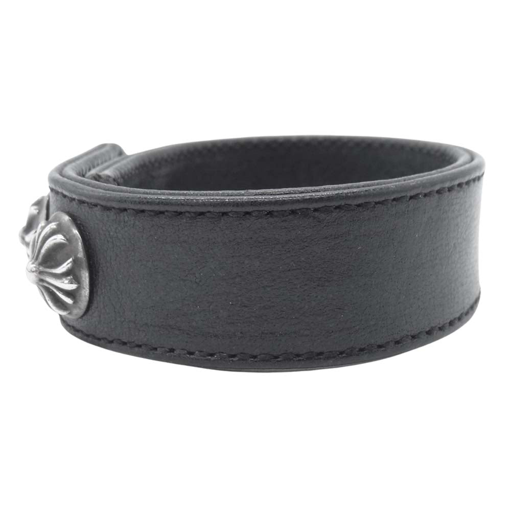 CHROME HEARTS クロムハーツ（原本無） 3BTN 2SNP 3ボタン 2スナップ レザー ブラック系【中古】