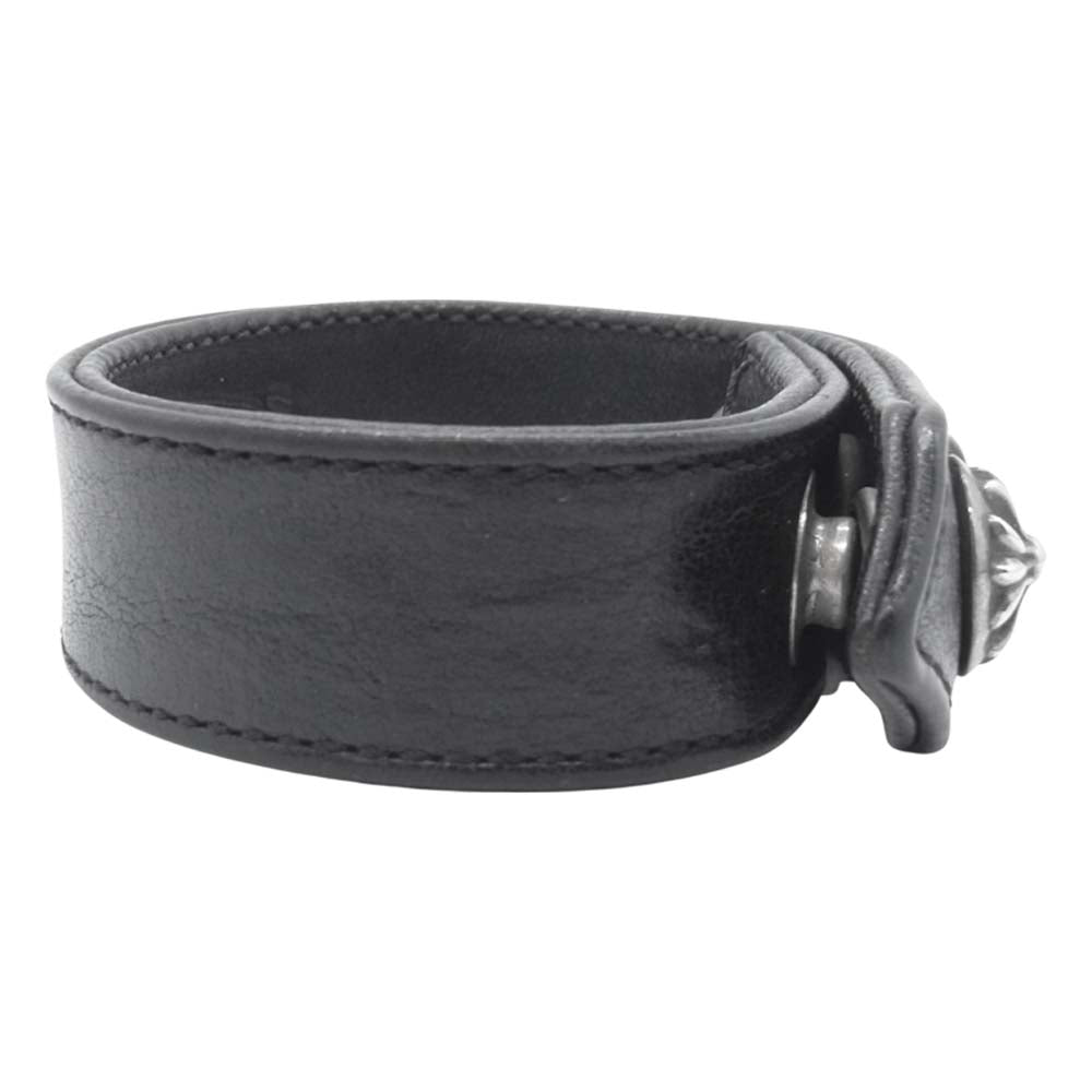 CHROME HEARTS クロムハーツ（原本無） 3BTN 2SNP 3ボタン 2スナップ レザー ブラック系【中古】