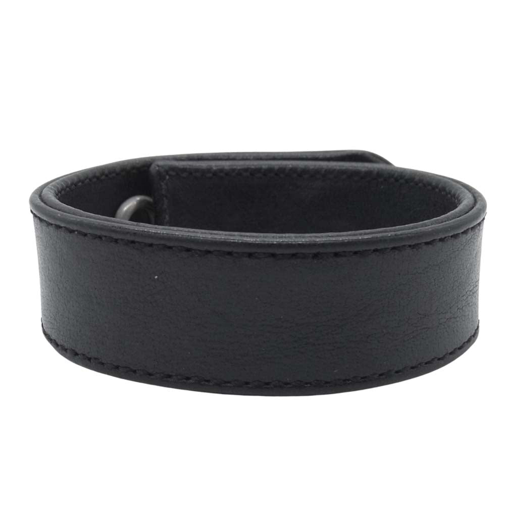 CHROME HEARTS クロムハーツ（原本無） 3BTN 2SNP 3ボタン 2スナップ レザー ブラック系【中古】