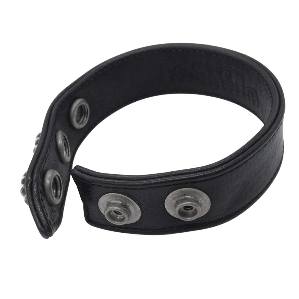 CHROME HEARTS クロムハーツ（原本無） 3BTN 2SNP 3ボタン 2スナップ レザー ブラック系【中古】