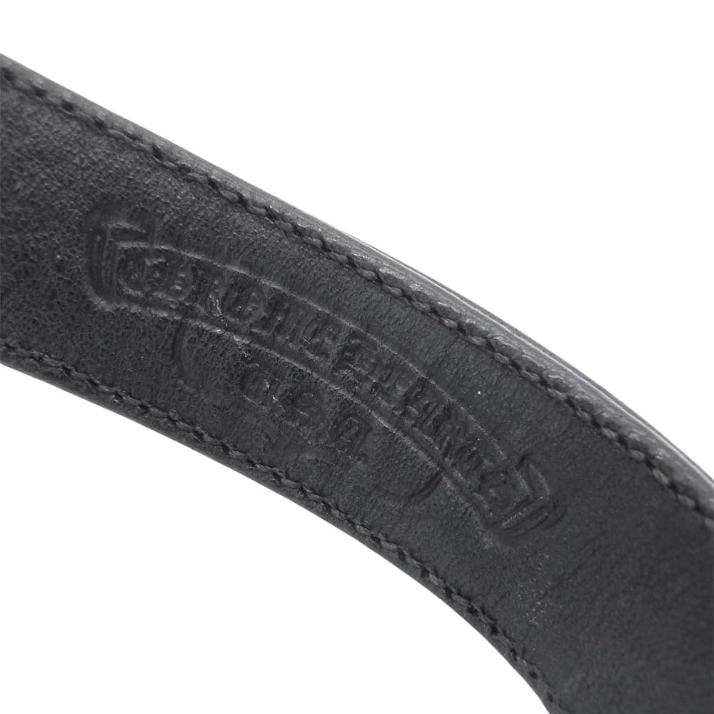 CHROME HEARTS クロムハーツ（原本無） 3BTN 2SNP 3ボタン 2スナップ レザー ブラック系【中古】
