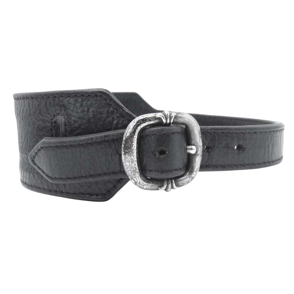 CHROME HEARTS クロムハーツ（原本無） R&R ロックンロール ブレスレット ブラック系【中古】
