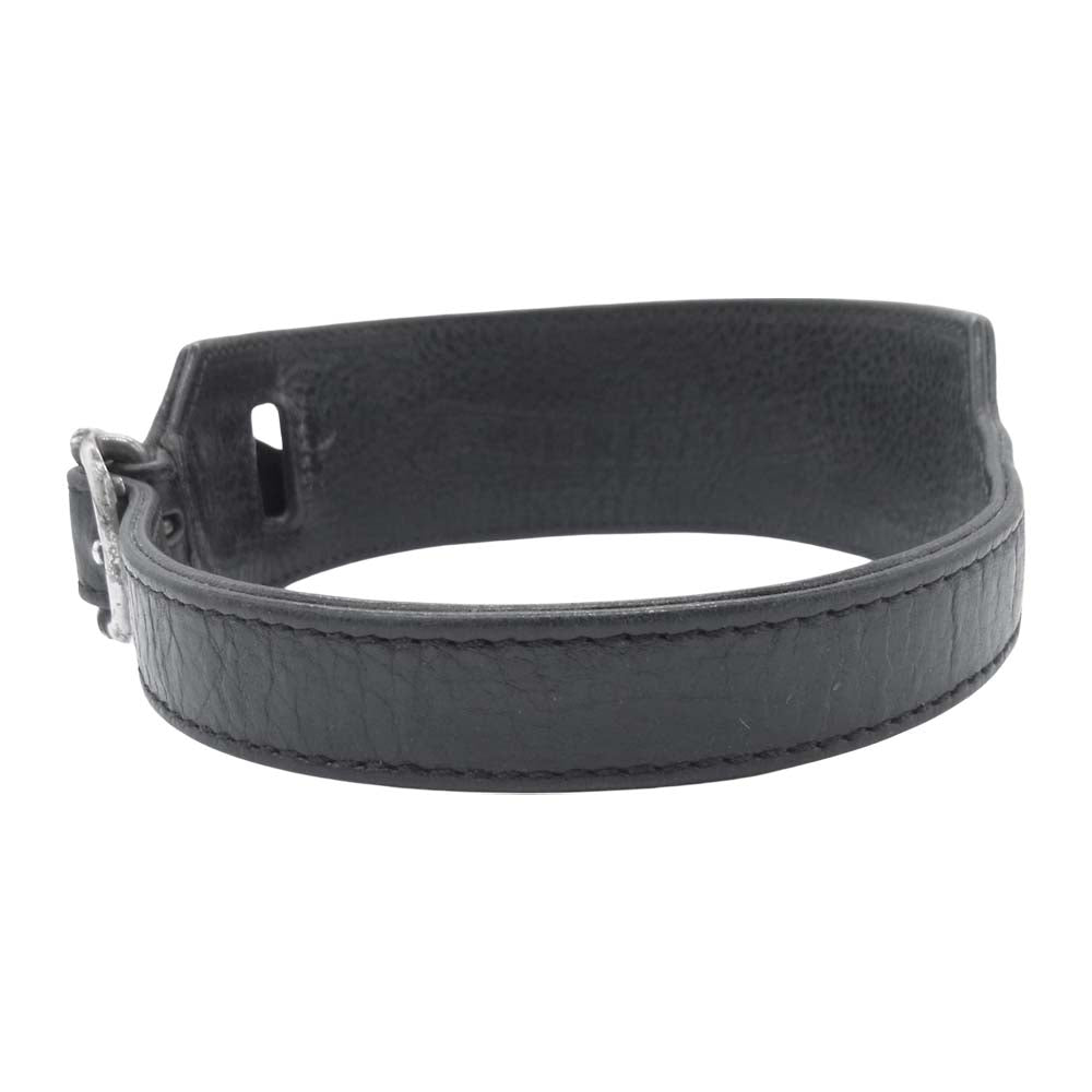 CHROME HEARTS クロムハーツ（原本無） R&R ロックンロール ブレスレット ブラック系【中古】