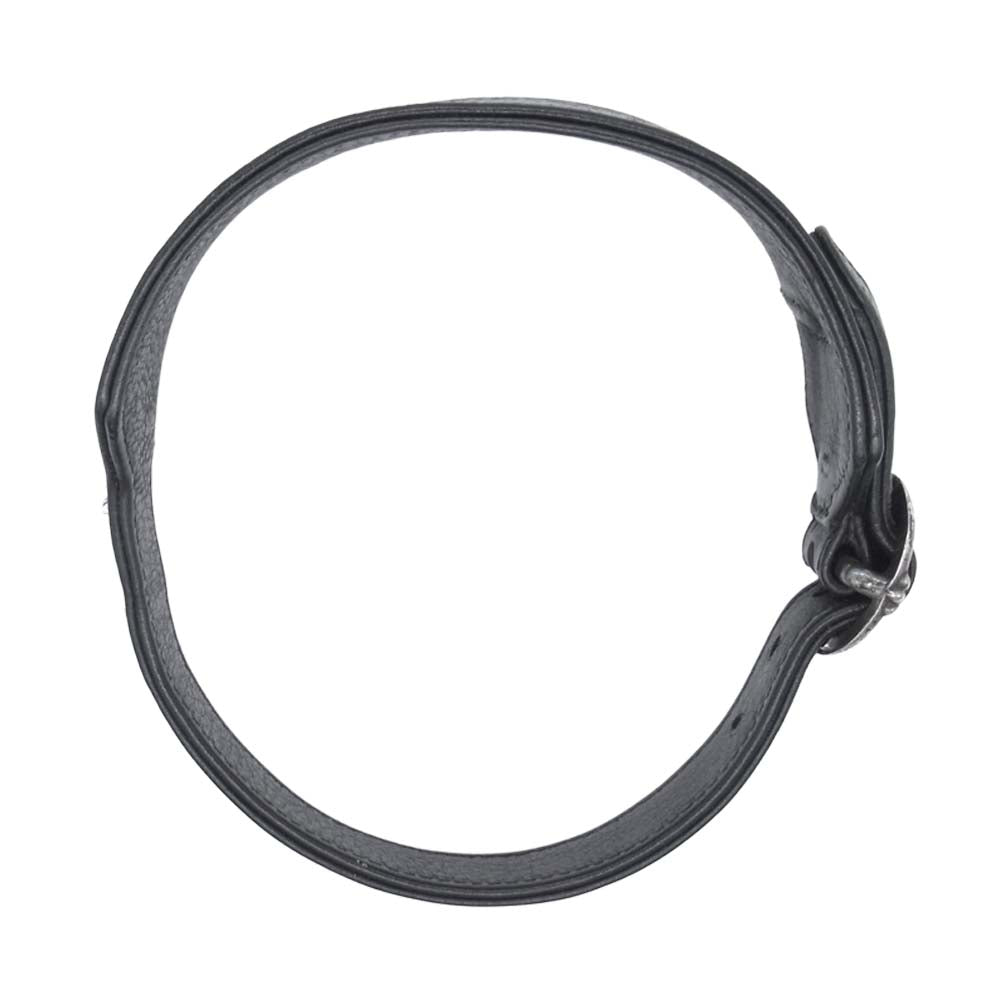 CHROME HEARTS クロムハーツ（原本無） R&R ロックンロール ブレスレット ブラック系【中古】