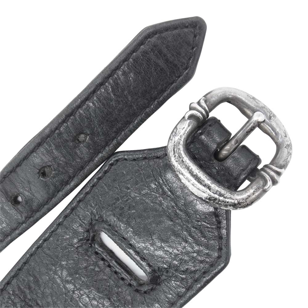 CHROME HEARTS クロムハーツ（原本無） R&R ロックンロール ブレスレット ブラック系【中古】