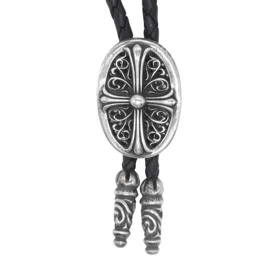 CHROME HEARTS クロムハーツ（原本有） BOLOTIE OVAL TINY タイニー クラシック ループ タイ ブラック系【中古】