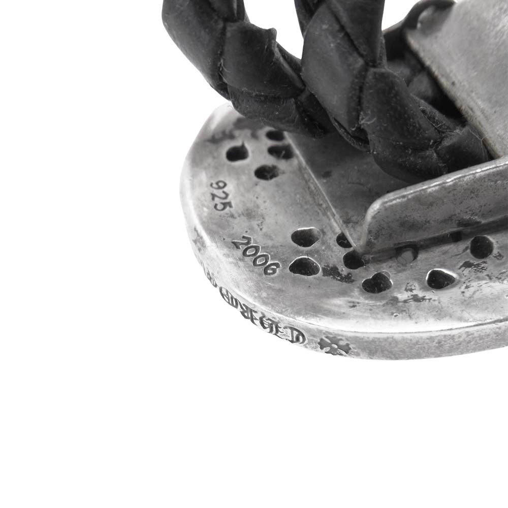 CHROME HEARTS クロムハーツ（原本有） BOLOTIE OVAL TINY タイニー クラシック ループ タイ ブラック系【中古】