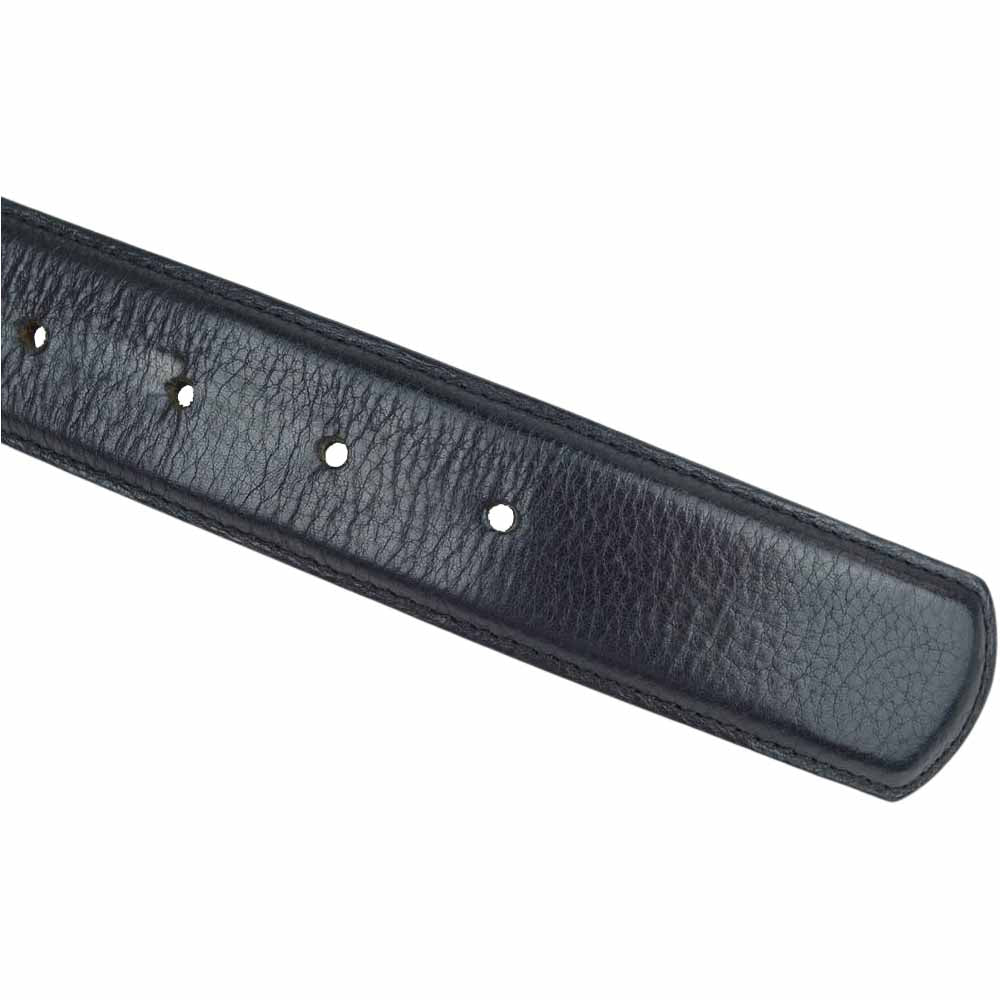 CHROME HEARTS クロムハーツ（原本無） クラシック オーバル クロスバックル レザー ブラック系 32【中古】