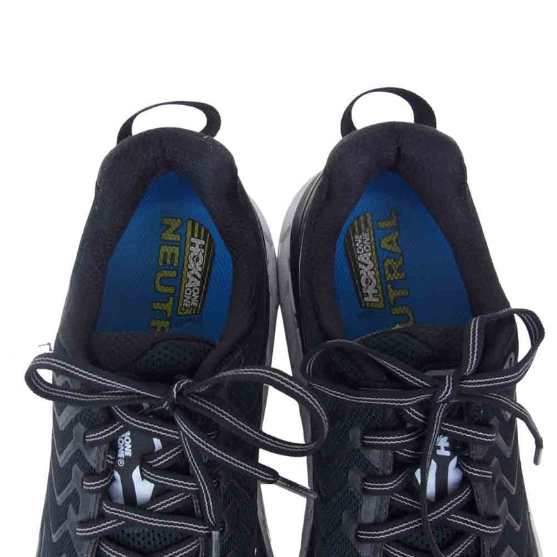 HOKA ONE ONE ホカ オネオネ 1016723-BWHT-08.5 M CLIFTON 4 クリフトン スニーカー ブラック系 26.5cm【中古】