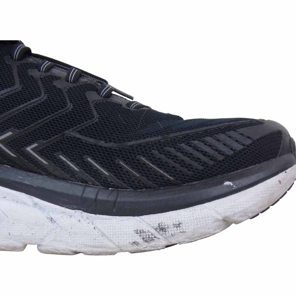 HOKA ONE ONE ホカ オネオネ 1016723-BWHT-08.5 M CLIFTON 4 クリフトン スニーカー ブラック系 26.5cm【中古】