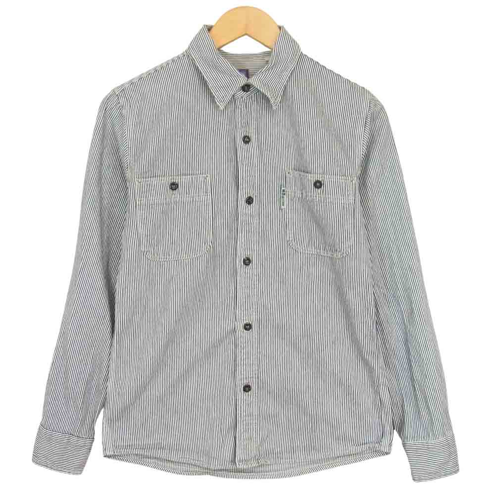 BLUE BLUE ブルーブルー ヒッコリー ストライプ ブルー系 1【中古】