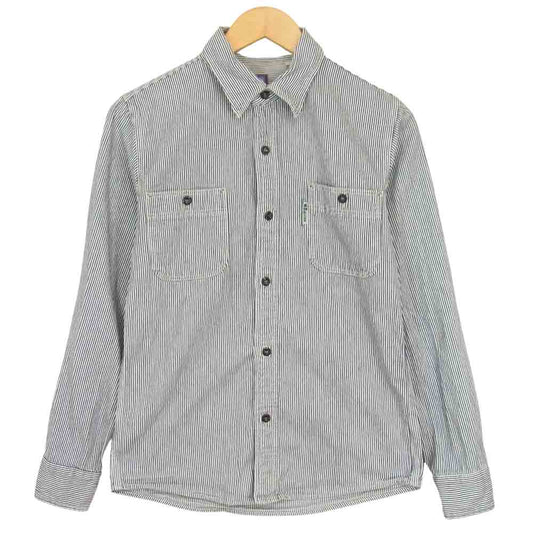 BLUE BLUE ブルーブルー ヒッコリー ストライプ ブルー系 1【中古】