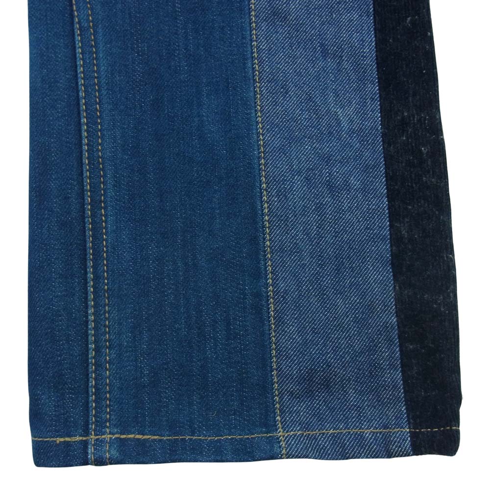 Levi's リーバイス 505 パッチ ワーク デニム パンツ コットン 中国製 インディゴブルー系 W30 L32【中古】