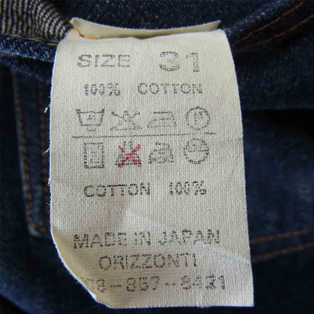 Denime ドゥニーム 178A オリゾンティ製 旧ドゥニーム ボタンフライ セルビッチ インディゴブルー系 31【中古】