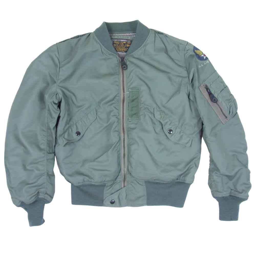 The REAL McCOY'S ザリアルマッコイズ L-2B BLUE ANCHOR OVERALL ブルー アンカー オーバーオール 実名復刻 フライト カーキ系 XS【中古】