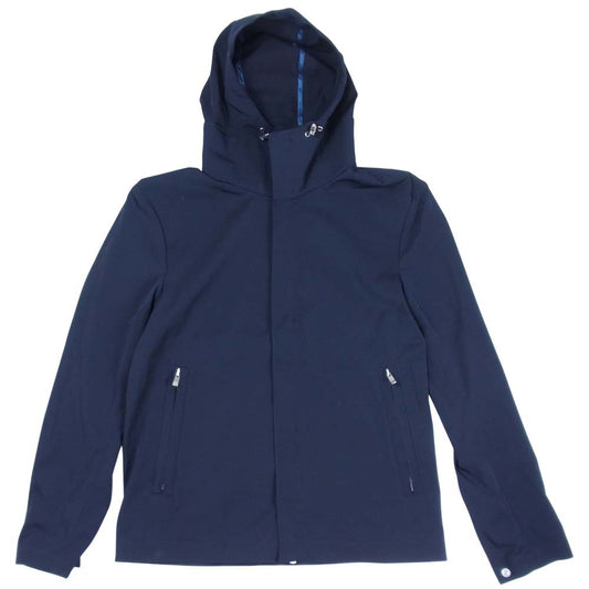 EDIFICE エディフィス 18-011-300-1000-1-0 Zip Up Parka ジップアップ パーカー ネイビー系 M【中古】