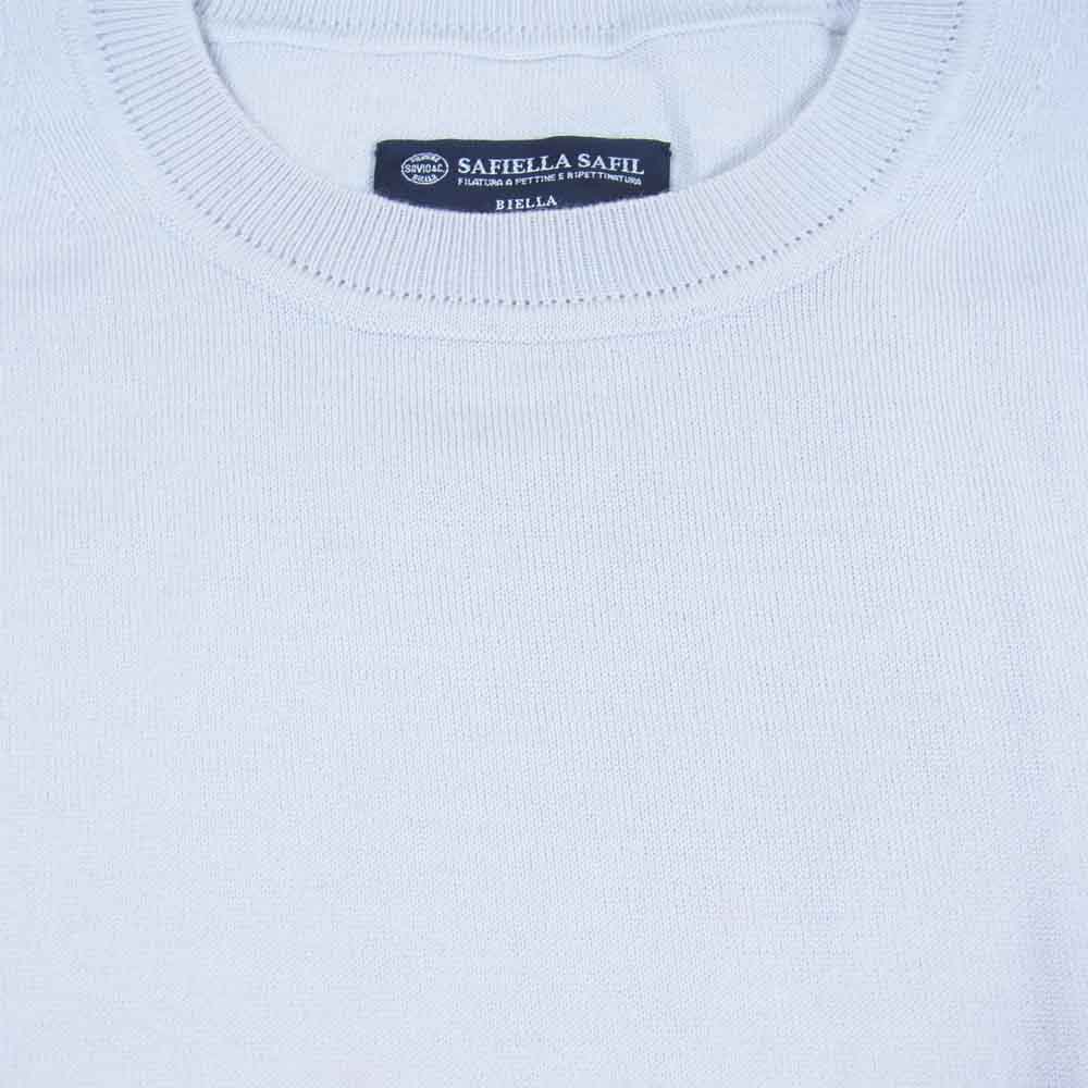 EDIFICE エディフィス SAFIELLA SAFIL Wool ウール ニット セーター 長袖 グレー系 M【中古】