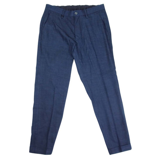 EDIFICE エディフィス 18-030-300-5000-1-0 スラックスパンツ パンツ 日本製 インディゴブルー系 M【中古】