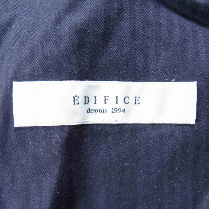 EDIFICE エディフィス 18-030-300-5000-1-0 スラックスパンツ パンツ 日本製 インディゴブルー系 M【中古】