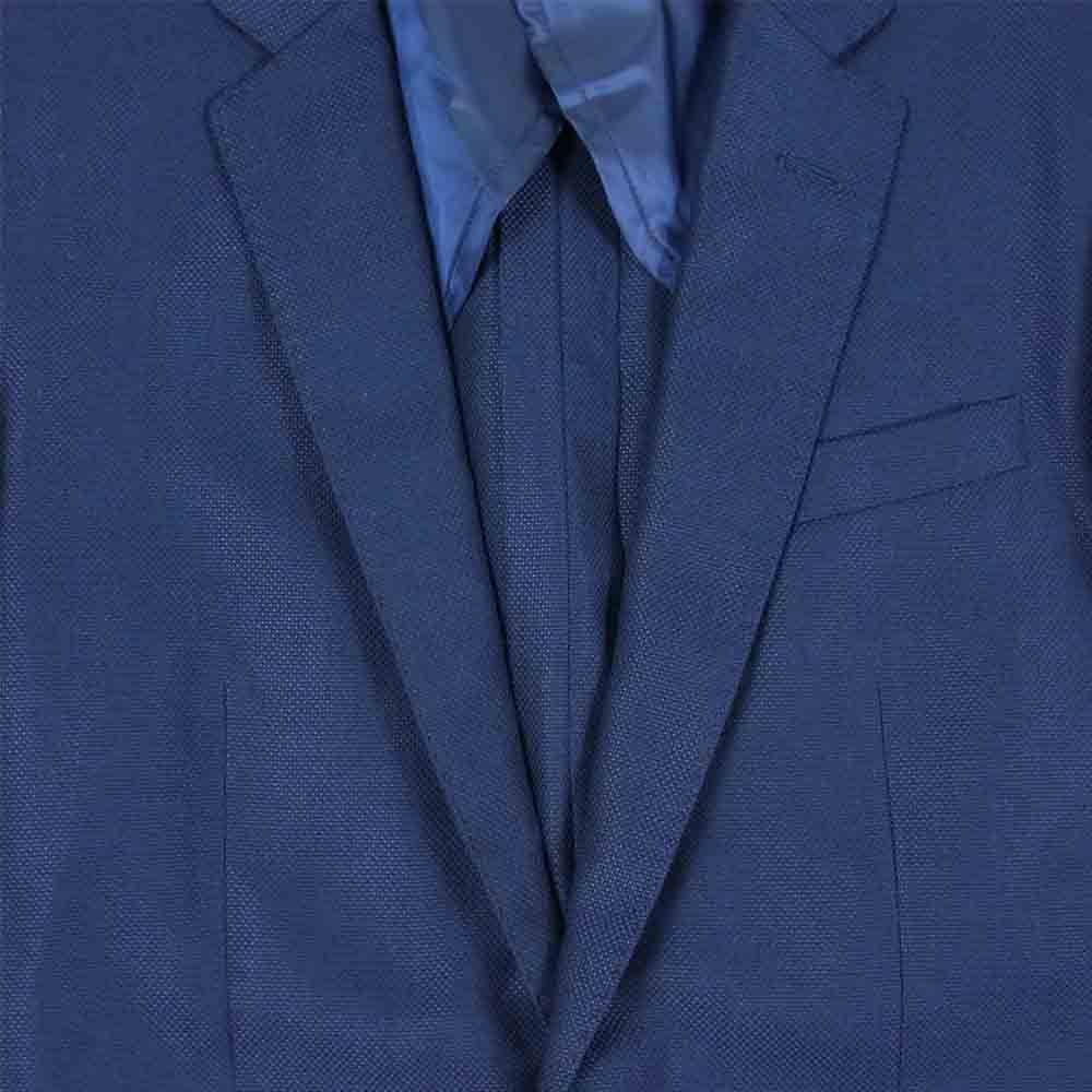 nano universe ナノユニバース LR41JK20170 シルク モヘア混紡 2B センターベンテーラード ジャケット ネイビー系 46【中古】