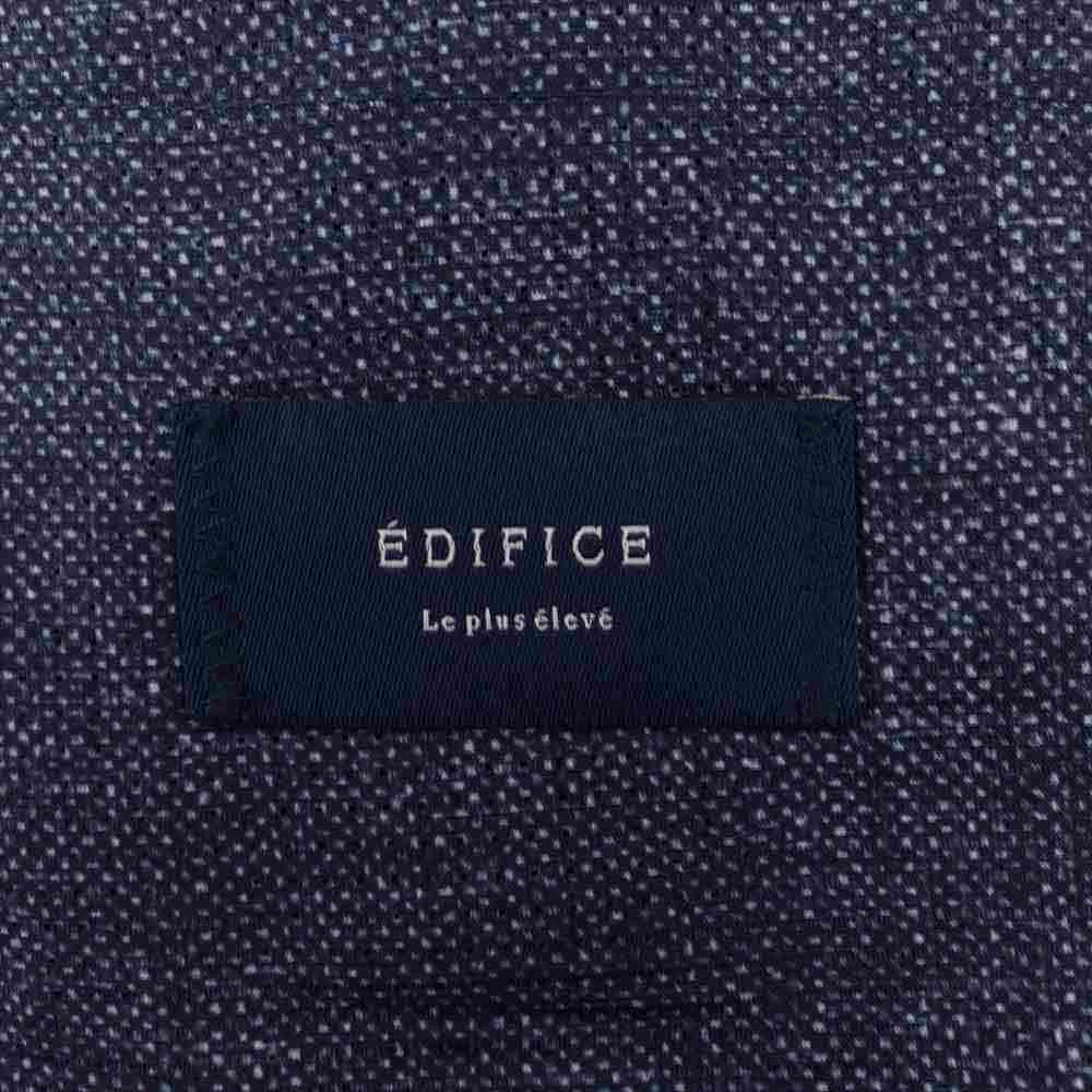EDIFICE エディフィス テーラードジャケット セットアップ ネイビー系 46【中古】
