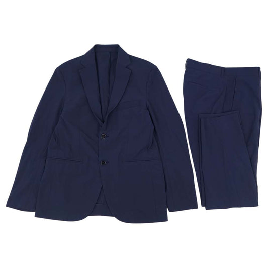 EDIFICE エディフィス テーラードジャケット セットアップ ネイビー系 46【中古】