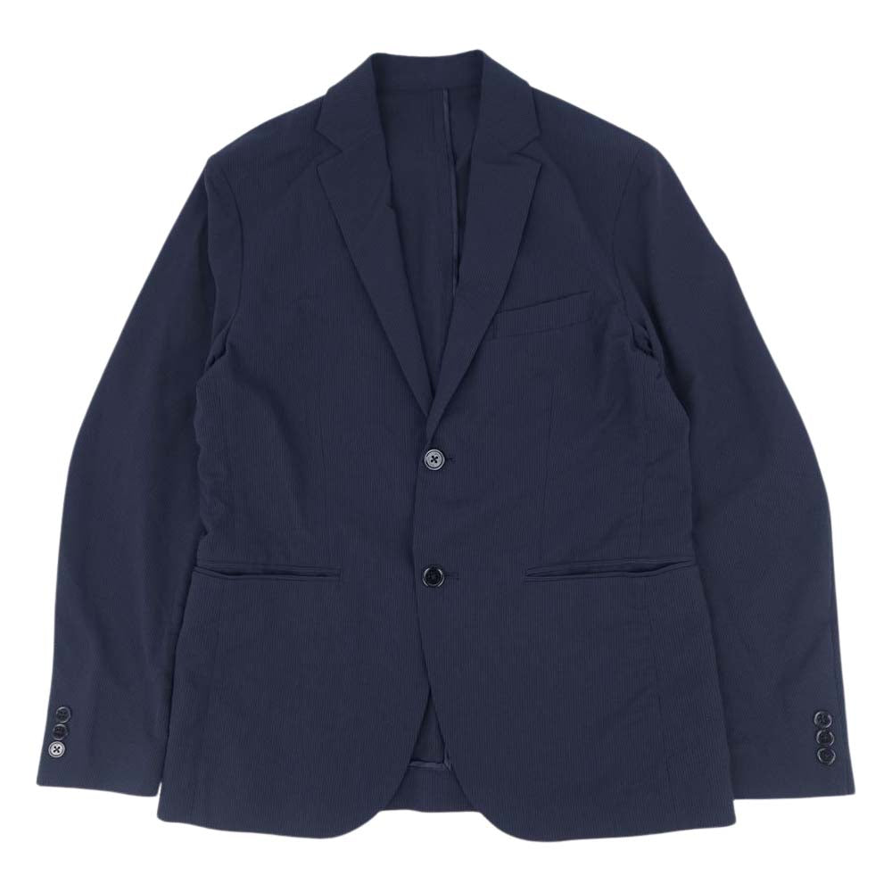 EDIFICE エディフィス テーラードジャケット セットアップ ネイビー系 46【中古】