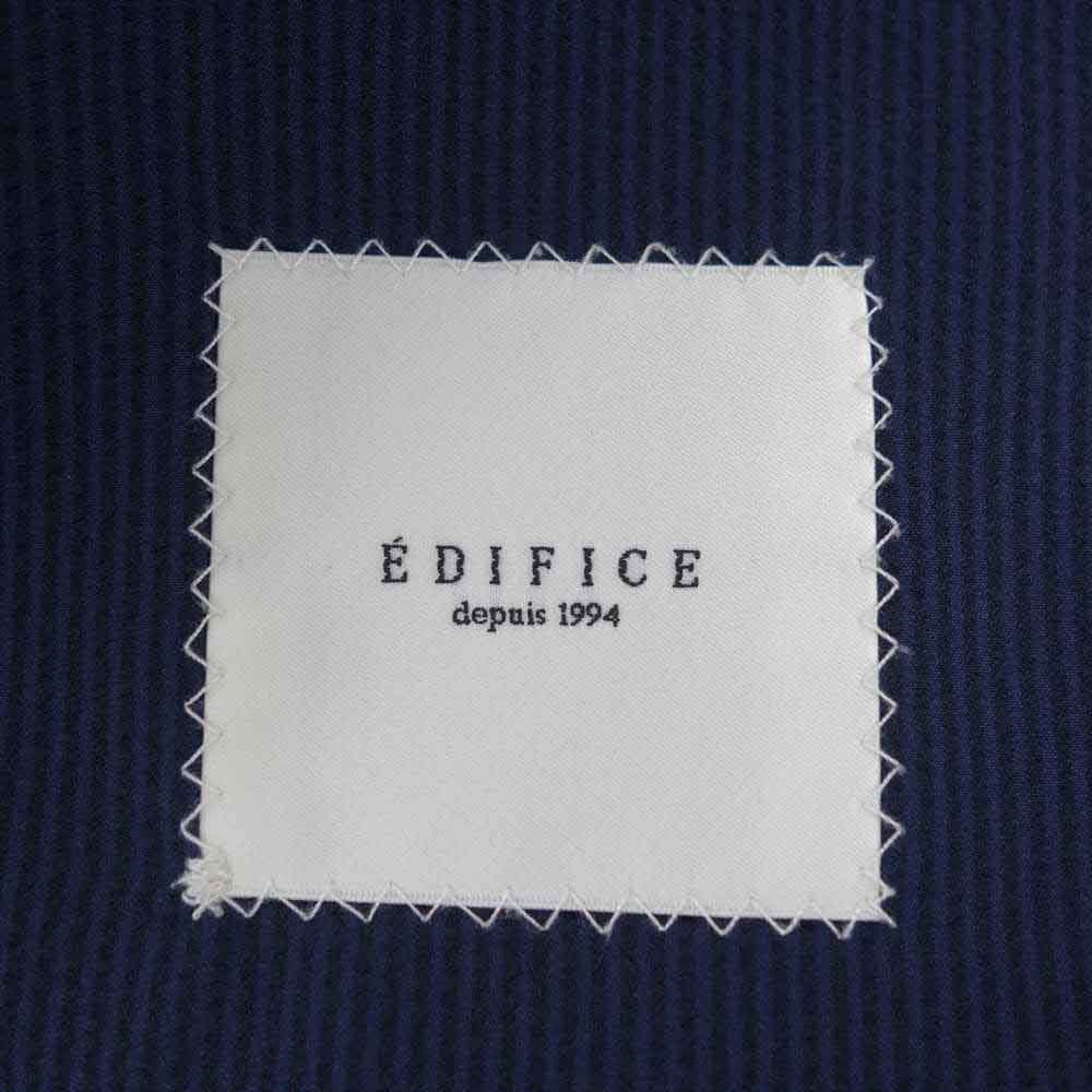 EDIFICE エディフィス テーラードジャケット セットアップ ネイビー系 46【中古】