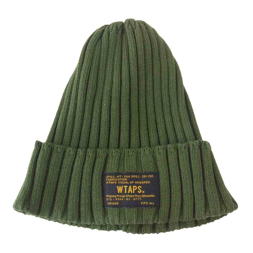 WTAPS ダブルタップス 151MADT-HT01S SNEAK COLLECTION BEANIE ビーニー グリーン系 F【中古】