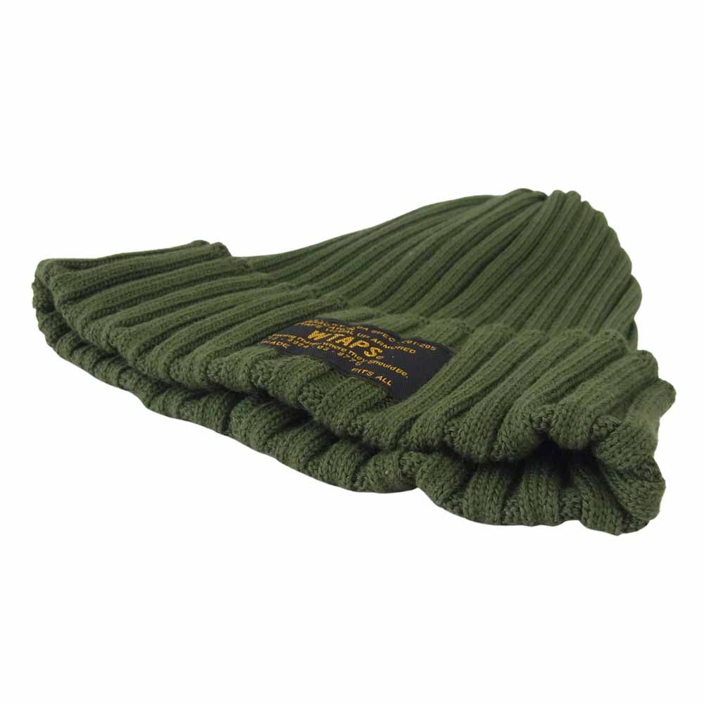 WTAPS ダブルタップス 151MADT-HT01S SNEAK COLLECTION BEANIE ビーニー グリーン系 F【中古】