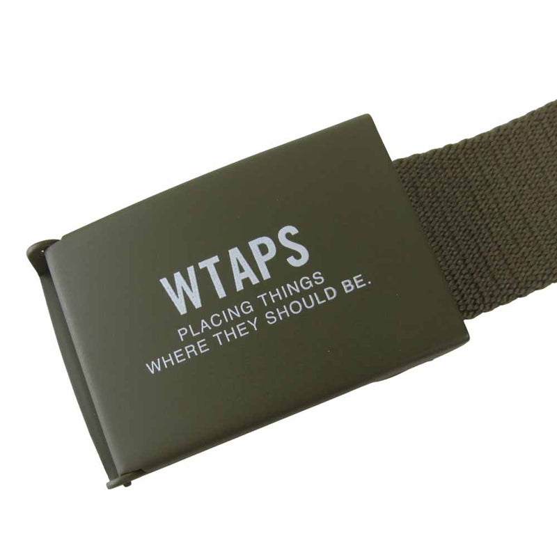 WTAPS ダブルタップス GIB BELT GIベルト ガチャ カーキ系【中古】