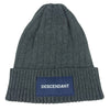 DESCENDANT ディセンダント BOX COOL MAX BEANIE クールマックス ビーニー ニットキャップ グレー系 F【美品】【中古】