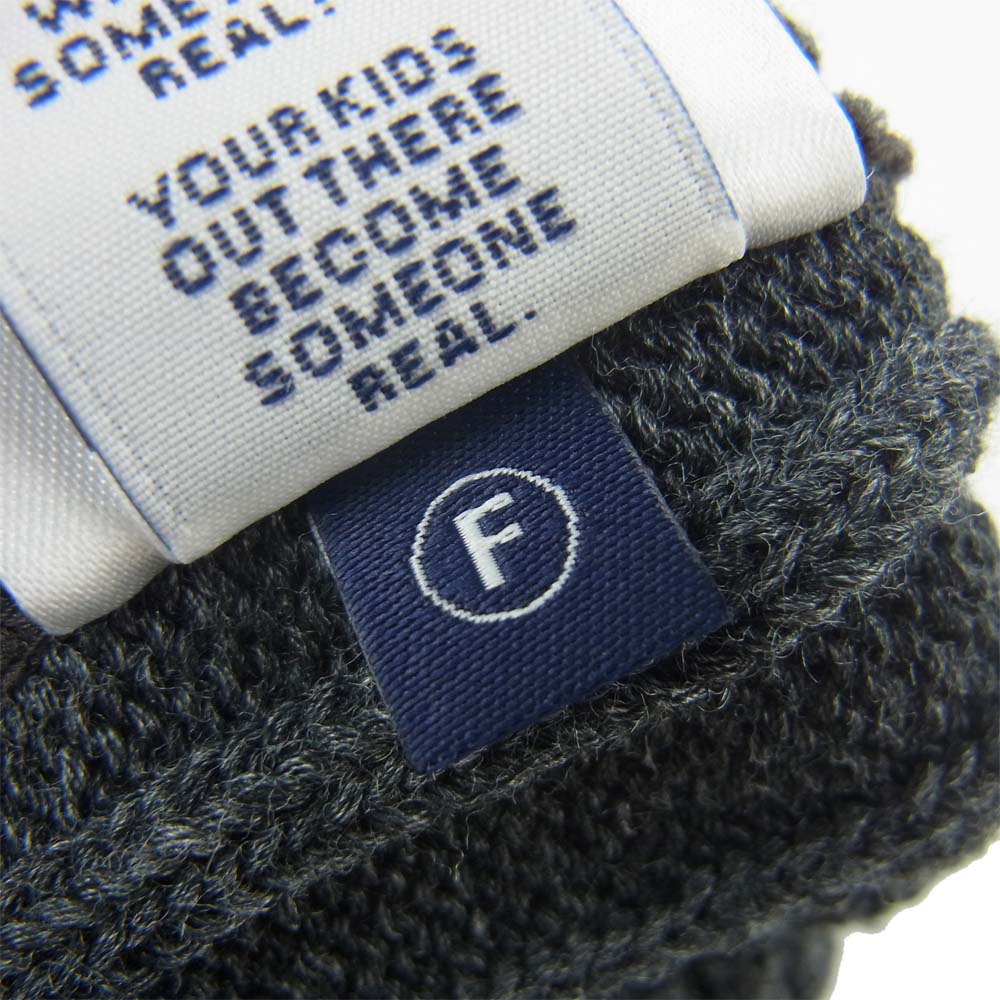DESCENDANT ディセンダント BOX COOL MAX BEANIE クールマックス ビーニー ニットキャップ グレー系 F【美品】【中古】