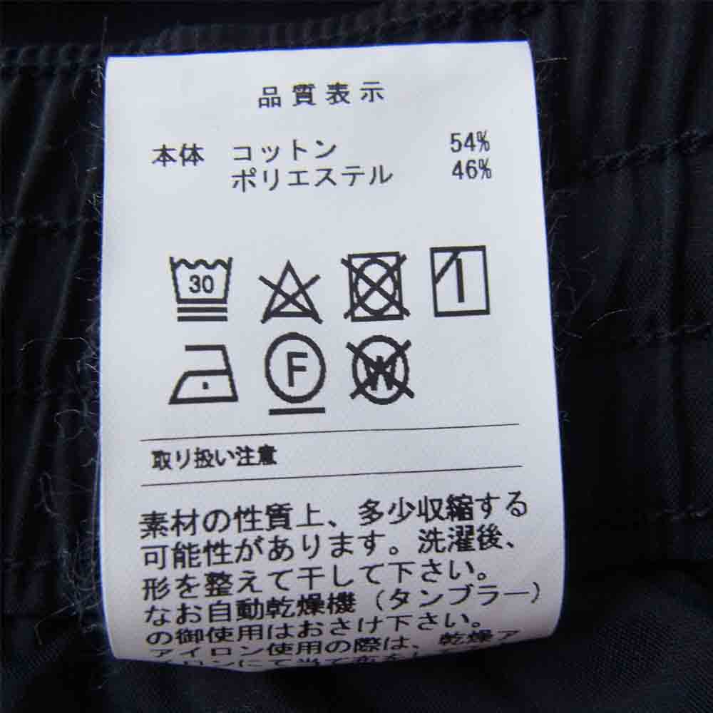 DESCENDANT ディセンダント SHORE BEACH PANTS ビーチパンツ ストレッチ イージー ブラック系 1【中古】