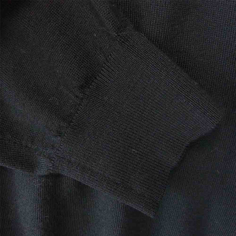 EDIFICE エディフィス 19-080-300-1000-3-0 Wool Knit ウール ニット セーター ブラック系 M【中古】