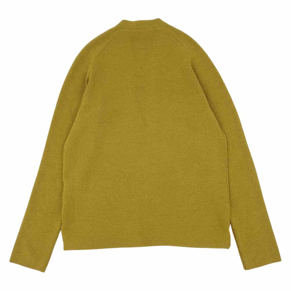 EDIFICE エディフィス 18-080-300-3015-3-0 Cardigan ウール カーディガン マスタード系 M【中古】