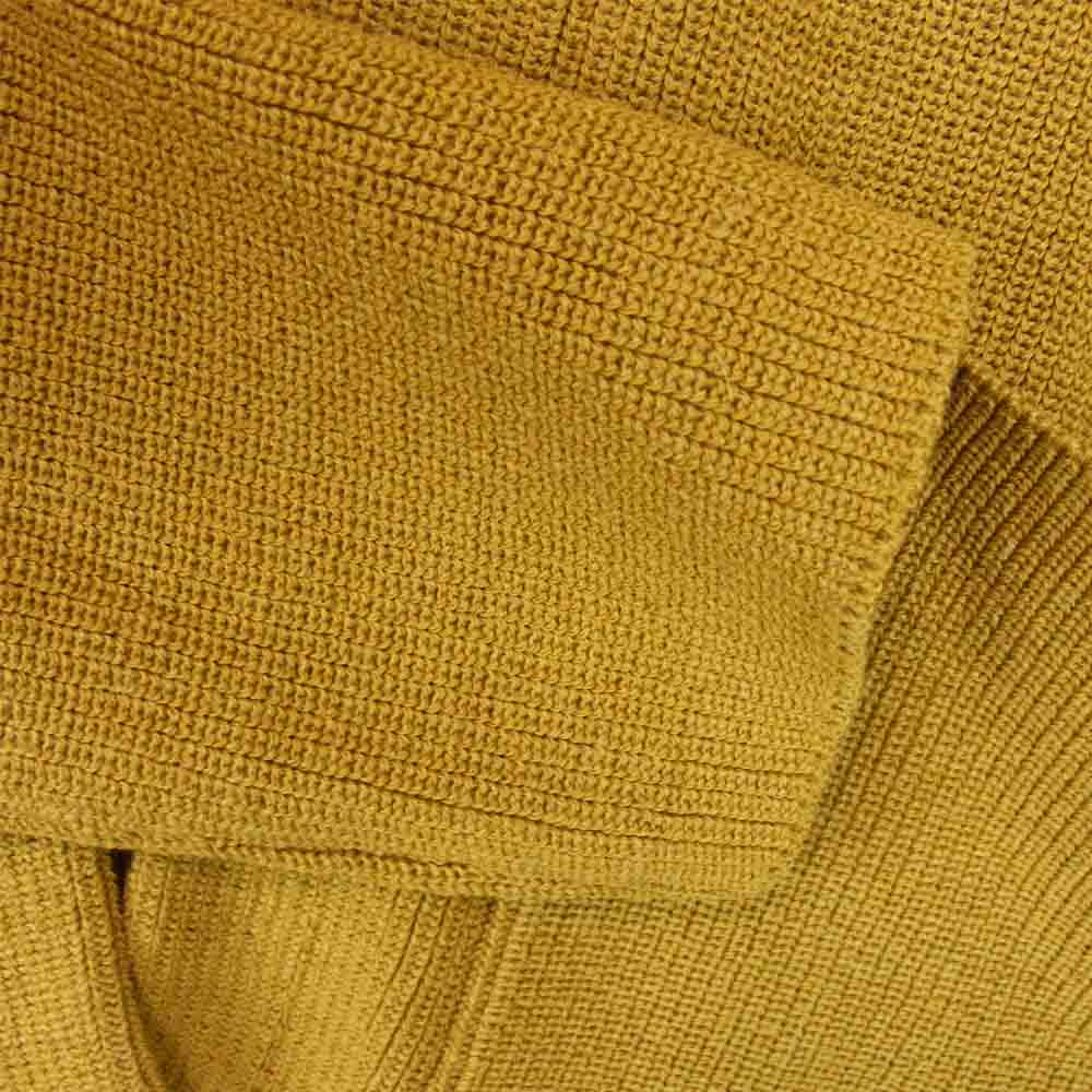 EDIFICE エディフィス 18-080-300-3015-3-0 Cardigan ウール カーディガン マスタード系 M【中古】