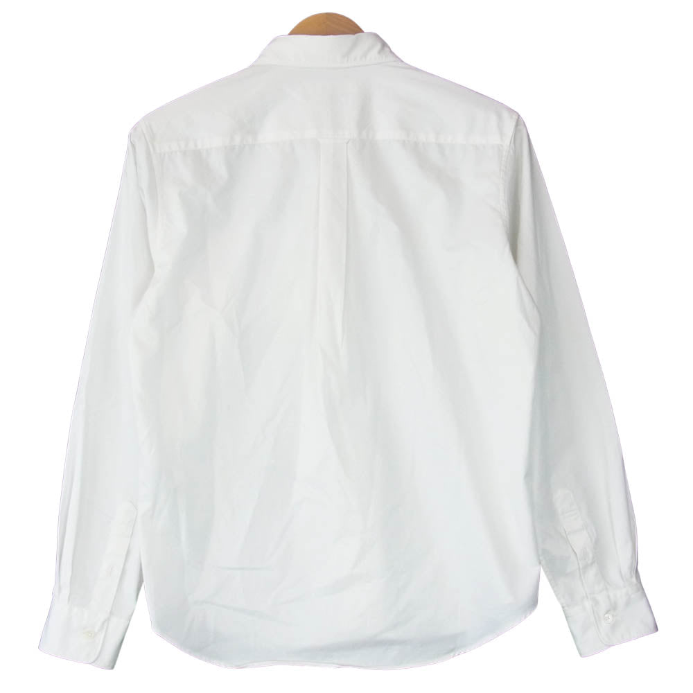 EDIFICE エディフィス 17-050-300-1002-1-0 BUTTON DOWN TWILL SHIRT ボタンダウン ツイル シャツ ホワイト系 M【中古】